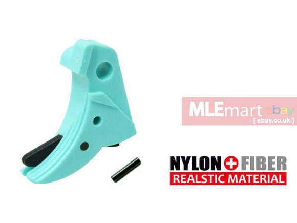 Guarder Ridged Trigger For G-Series GBB (Robin Egg Blue) - MLEmart.com