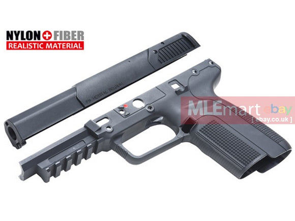 Guarder Enhanced Slide/Frame Set for MARUI FN57 GBB (Black-2019 New Ver.) - MLEmart.com
