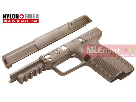 Guarder Enhanced Slide/Frame Set for MARUI FN57 GBB (FDE-2019 New Ver.) - MLEmart.com