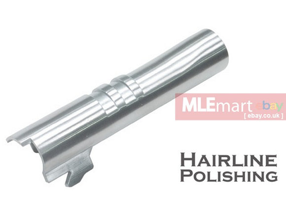 Guarder Aluminum Outer Barrel for MARUI DETONICS.45 (2016 New Ver./Hairline Polishing) - MLEmart.com