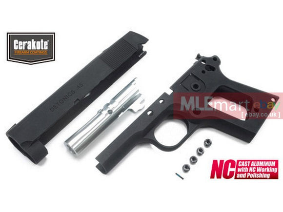 Guarder Aluminum Kit for MARUI DETONICS.45 -2016 New Version (Cerakote Black/Early Marking) - MLEmart.com