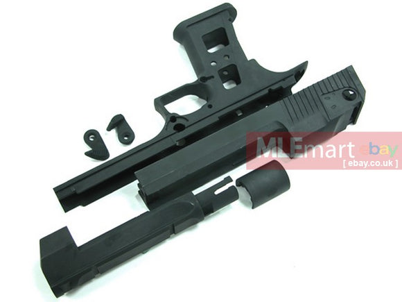 Guarder Aluminum Slide & Frame for MARUI Desert Eagle .50 - (Black/None Drawing) - MLEmart.com