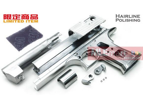 Guarder Aluminum Slide & Frame for MARUI Desert Eagle .50 - (2016/Hairline Polishing/None Marking) - MLEmart.com