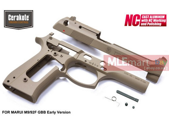 Guarder Aluminum Kit for MARUI M9 GBB Early Type -2019 New Version (Desert Storm/Cerakote FDE) - MLEmart.com