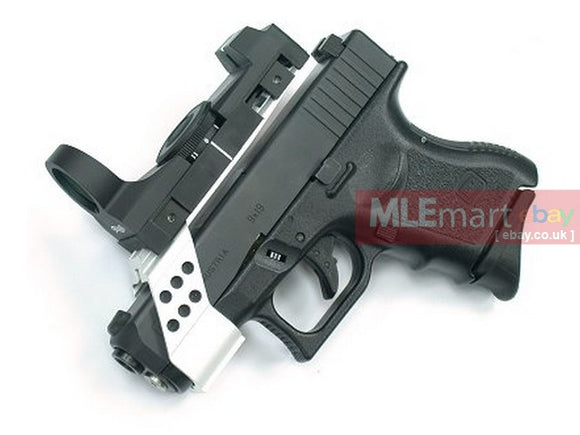 Guarder G26/27 Optical Device Mount (B-Type / Silver) - MLEmart.com