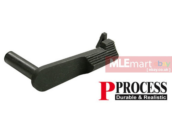 Guarder Steel Slide Stop for Marui MEU - Black - MLEmart.com
