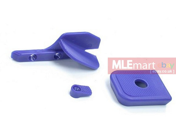 Guarder Thumb Rest / Mag Release Button / Mag Base Pad - Blue - MLEmart.com