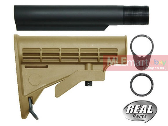 Guarder WAM4 Six Position Stock (Real Parts/TAN) - MLEmart.com