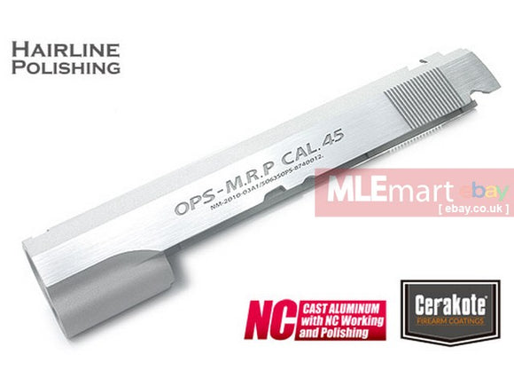 MLEmart.com - Guarder Aluminum Slide for TM HI-CAPA 5.1 (MARUI OPS/Cerakote Silver Polishing) NO.25C