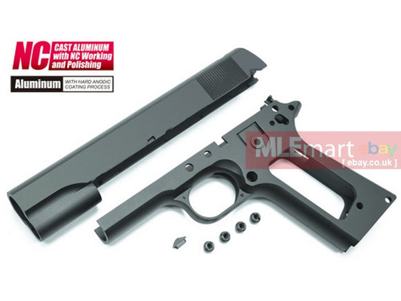 MLEmart.com - Guarder Aluminum Slide & Frame for MARUI Series'70 (None Marking/Black)