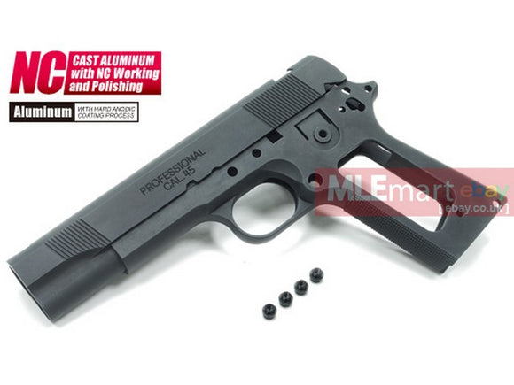 MLEmart.com - Guarder Aluminum Slide & Frame for MARUI MEU.45 -2015 New Version (Black)