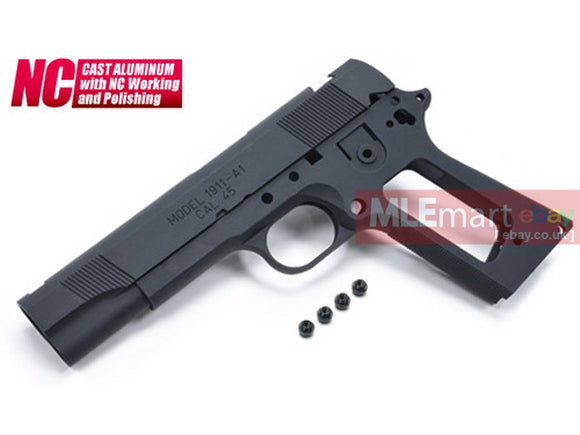 MLEmart.com - GuarderAluminum Slide & Frame for MARUI MEU.45 -2015 New Version (S.A Civilian Ver./Black)