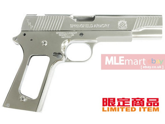 MLEmart.com - Guarder Aluminum Slide & Frame for MARUI MEU.45 (TRP/Electroplating Sliver)