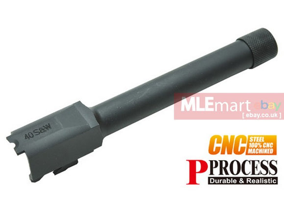 MLEmart.com - Guarder Steel Threaded Outer Barrel for TM M&P40 (14mm Negative)