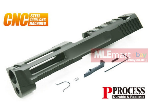 MLEmart.com - Guarder Steel CNC Slide for M&P9 (C-Custom/Black)