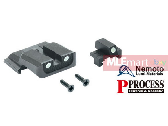 MLEmart.com - Guarder Steel Night Sight for MARUI M&P9 (WHITE)
