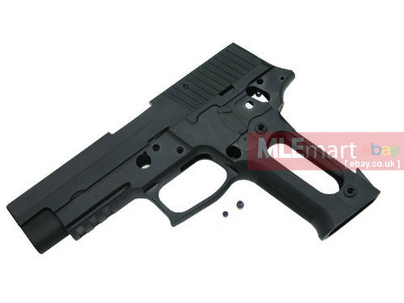 MLEmart.com - Guarder Aluminum Slide & Frame for MARUI P226 Rail (2010 New Ver.-Black/None Marking)