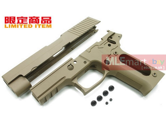 MLEmart.com - Guarder Aluminum Slide & Frame for MARUI P226 Rail (TAN)