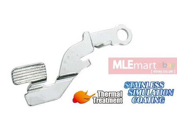 MLEmart.com - Guarder Steel Slide Catch Lever for MARUI/KJ/WE P226 (Stainless Sliver)