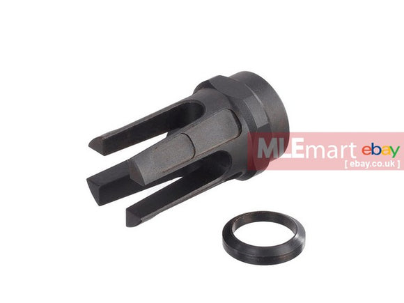 MLEmart.com - HAO Manica Flash Hider - 14mm CCW (Black)
