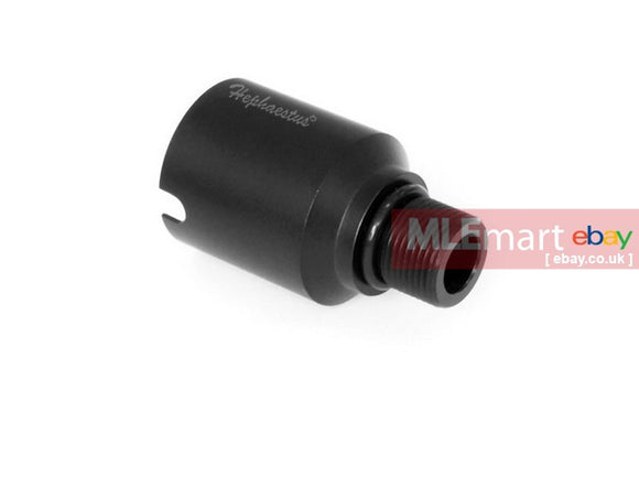 MLEmart.com - Hephaestus Aluminum Silencer Adapter for GHK AK Series (24mm CW to 14mm CCW)