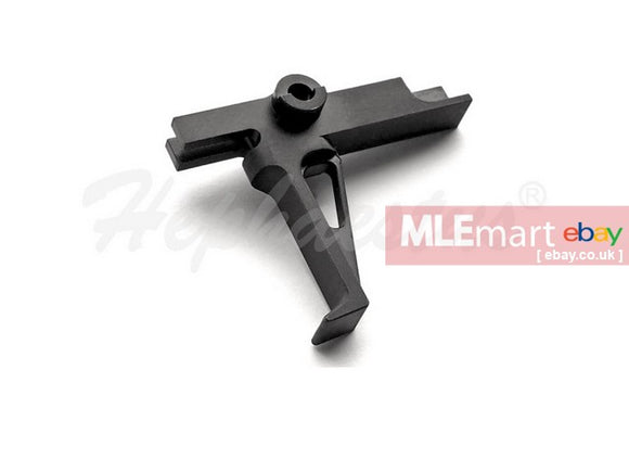 MLEmart.com - Hephaestus CNC Steel Flat Trigger (Type A - Black) for GHK M4 Series