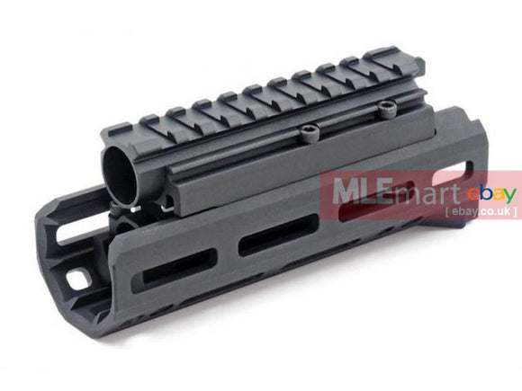 MLEmart.com - Hephaestus AKS-74U M-LOK Handguard Set w/Rail Gas Tube for GHK/LCT AK Series(Type III Hard-Coat Anodized)