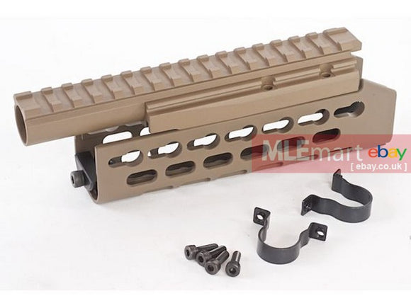 MLEmart.com - Hephaestus AK Keymod Handguard for AEG / GBB - Dark Earth