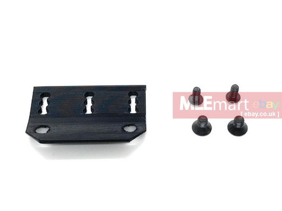 MLEmart.com - Hugger Airsoft 3DP Series Polymer Offset scout mount Geissele SMR 416