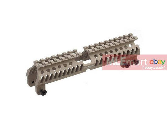 5KU B31 Style Extra Long Upper Handguard for AK AEG/GBB - Tan - MLEmart.com