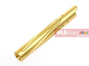 5KU Non-Recoil Spiral Outer Barrel For Hi-Capa 5.1 GBB (Gold) - MLEmart.com