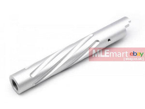 5KU Non-Recoil Spiral Outer Barrel For Hi-Capa 5.1 GBB (Silver) - MLEmart.com