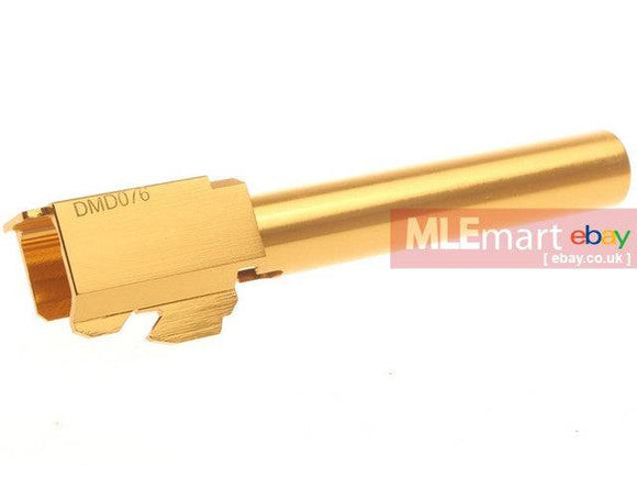 5KU Outer Barrel for Tokyo Marui G17 GBB Pistol(Gold) - MLEmart.com