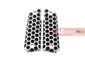 5KU Apocalypse Hive Grip Cover for 1911 GBB (Black and Silver) - MLEmart.com