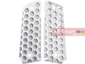 5KU Apocalypse Hive Grip Cover for 1911 GBB pistol (Silver) - MLEmart.com