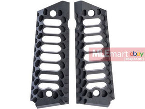 5KU Cobra Skeleton Grip Cover for 1911 GBB (Black) - MLEmart.com