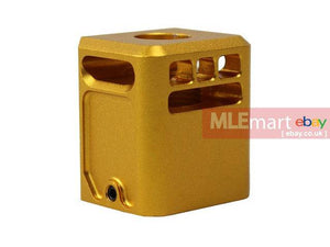 5KU Micro Comp V3 14mm CCW Flash Hider for G Series (Gold) - MLEmart.com