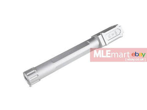 5KU FI Threaded Barrel for Marui G17 GBB pistol (Silver) - MLEmart.com