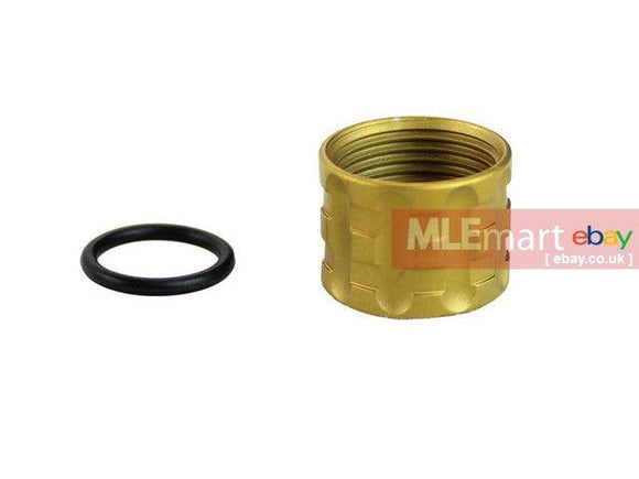 5KU 14mm CCW TP-Pro Knurled Thread Protector (Gold) - MLEmart.com