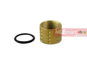 5KU 14mm CCW Spots Knurled Thread Protector (Gold) - MLEmart.com