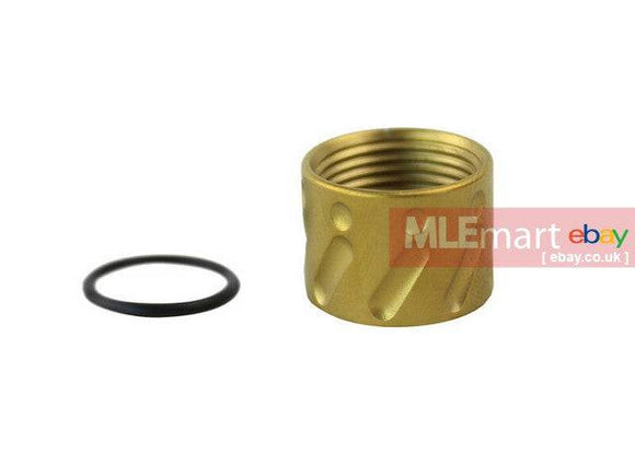 5KU 14mm CCW Knurled Thread Protector (Gold) - MLEmart.com