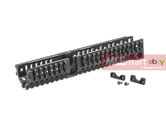 5KU B-30 Long Lower Rail Handguard for CYMA / LCT / GHK AK Rifle ( Black ) - MLEmart.com