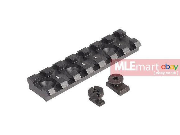 5KU B-2U Modular Rail 7-slot ( Black ) - MLEmart.com