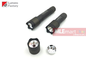 MLEmart.com - Lumens Factory E Series Smoothie Head Unit for Incandescent and LED Tower Modules HA3 Natural - QPQ Black Defender Bezel