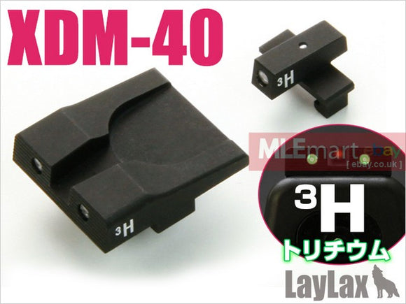 MLEmart.com - Laylax Nine Ball Tritium Sight for Tokyo Marui XDM (Clearance)