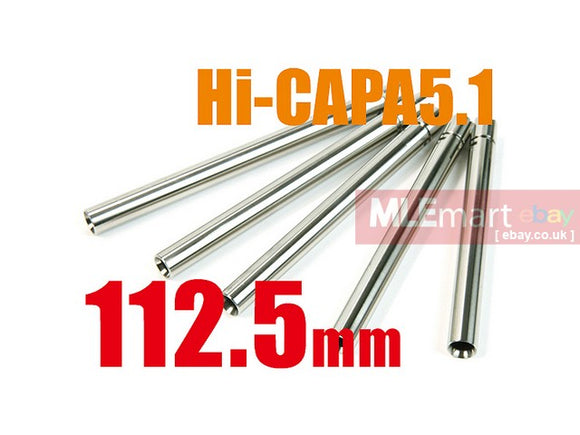 MLEmart.com - Laylax Nine Ball (Laylax) 6.00mm Power Inner Barrel for Tokyo Marui Hi-Capa 5.1 / M1911A1 / Gold Match GBB Pistol (L :112.5mm)