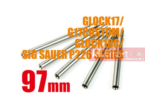 MLEmart.com - Laylax Nine Ball (Laylax) 6.00mm Power Inner Barrel for Tokyo Marui G17 / G18C / P226 GBB Pistol (L :97mm)