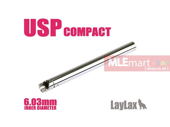 MLEmart.com - Laylax Nine Ball 6.03mm Inner Barrel for Tokyo Marui USP Compact GBB (75.1mm Length)