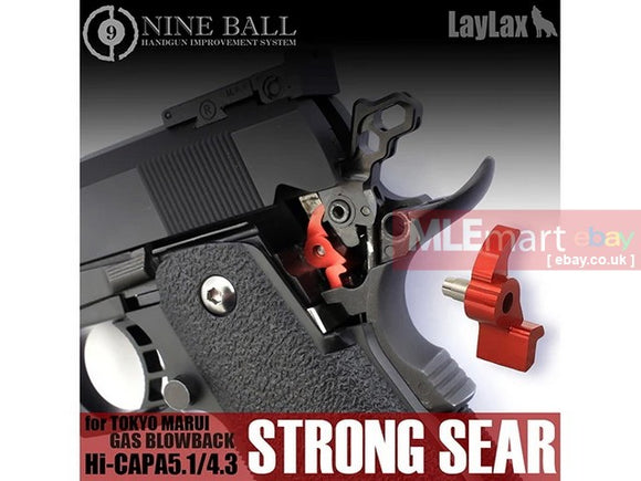 MLEmart.com - Laylax Nine Ball Duralumin Enhanced Sear for Tokyo Mauri Hi-Capa 5.1 / 4.3 GBB