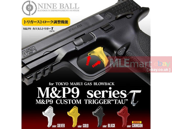 MLEmart.com - Laylax Nine Ball Custom Trigger TAU for M&P9 GBB Series - Gold